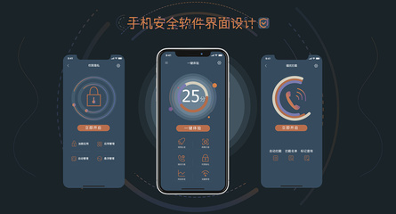手机软件界面设计·音乐&安全